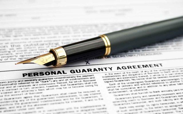A Lender’s Guaranty from the Settlor/Trustee of a Trust on a Purchase Money Loan to the Trust was held Unenforceable as a Sham Guaranty